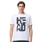Head Vision T-Shirt White / Navy